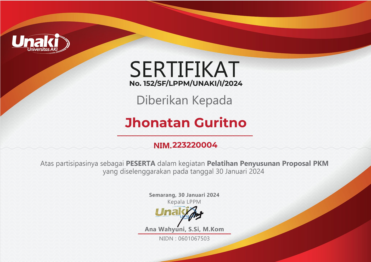 Sertifikat PKM